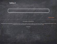 Tablet Screenshot of bobbio.it